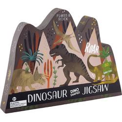   Dinosaurus - puzzel - 80 stukjes - 35 x 55 cm - Multi