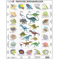 Puzzel Maxi Dieren - Kenmerken van de dinosaurussen - 35 stukjes