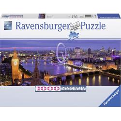   puzzel Londen bij nacht - panorama - Legpuzzel - 1000 stukjes