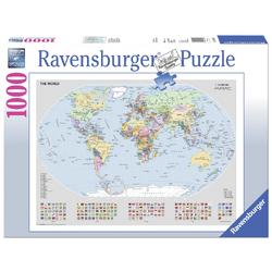   puzzel Staatkundige wereldkaart - Legpuzzel - 1000 stukjes