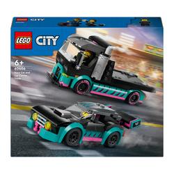 LEGO City 60406 raceauto en transporttruck