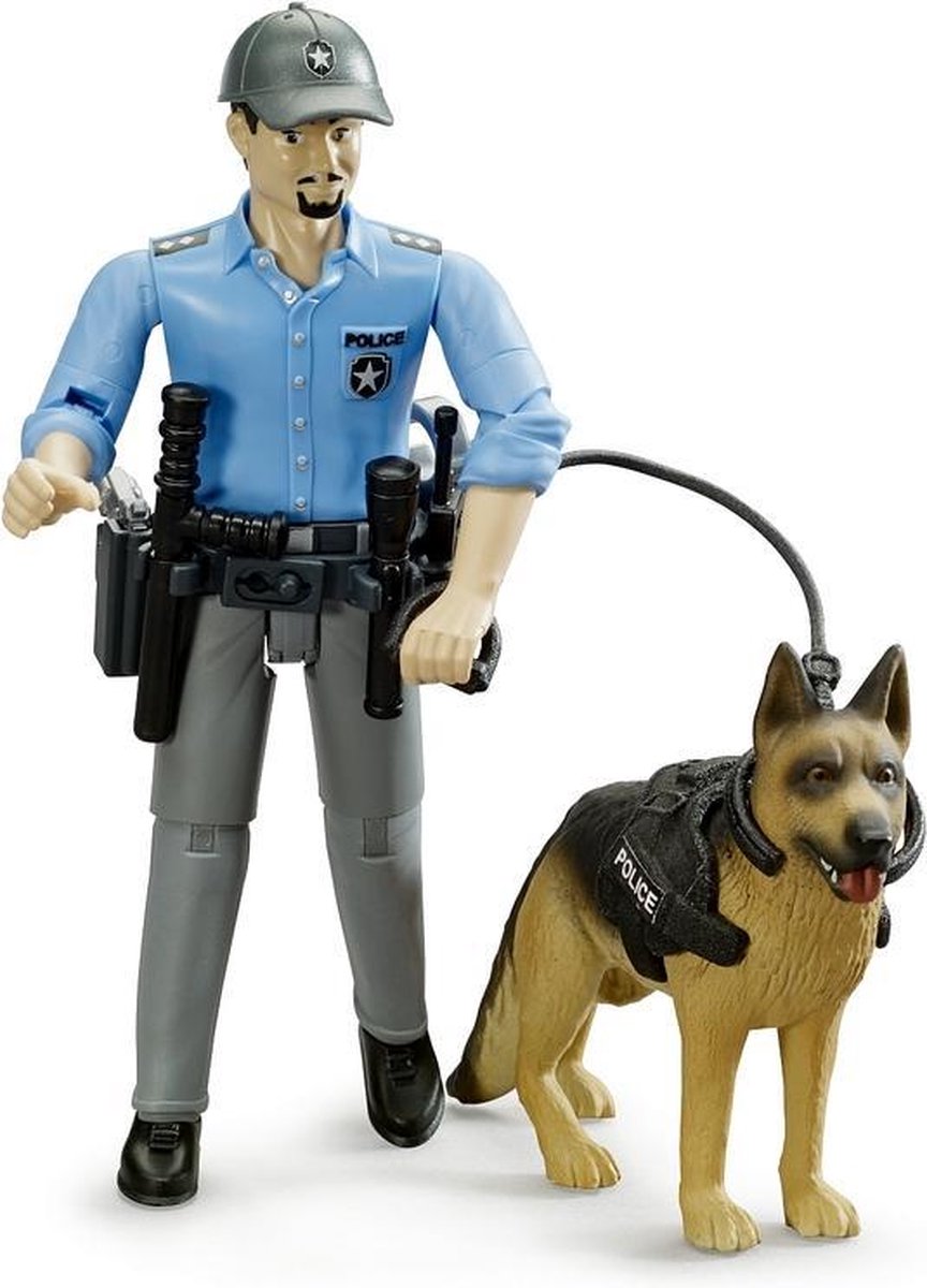   Politieagent met hond - 62150