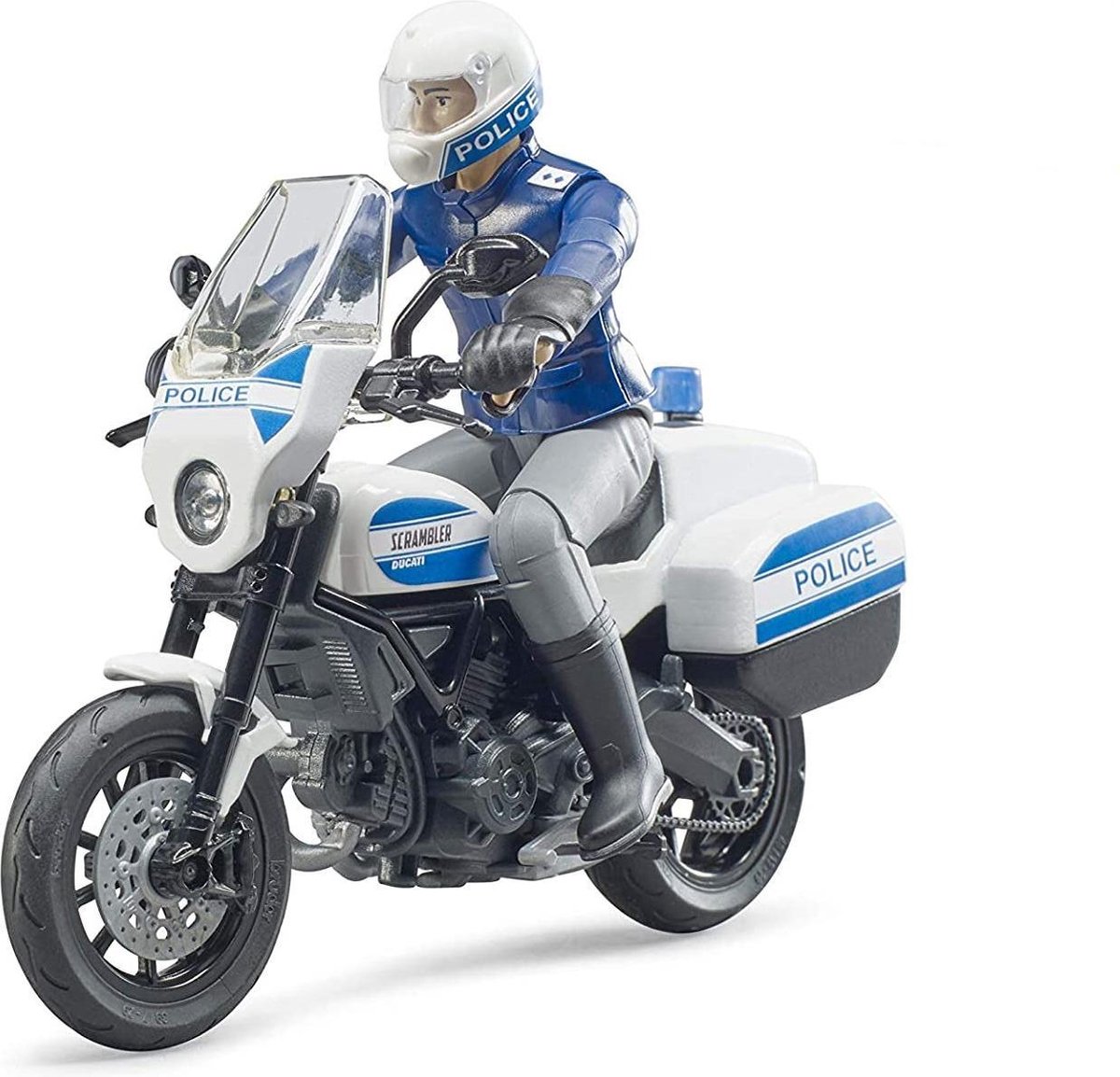   Politiemotor Scrambler Ducati met motoragent - 62731