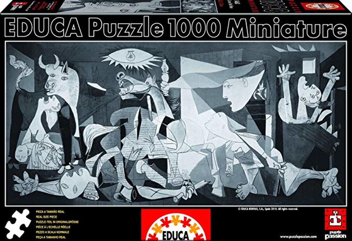 Miniatuur Legpuzzel - 1000 Kleine Stukjes - Picasso, Guernica -   Puzzel
