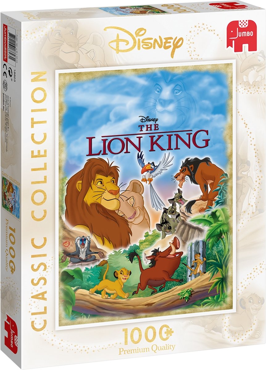 Disney Classic Collection Lion King Premium Collection Puzzel 1000 Stukjes