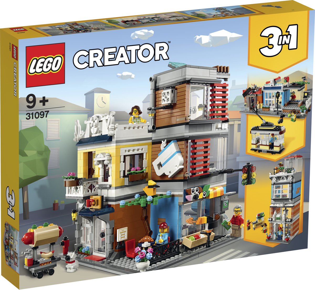 LEGO Creator Woonhuis, Dierenwinkel & Café - 31097
