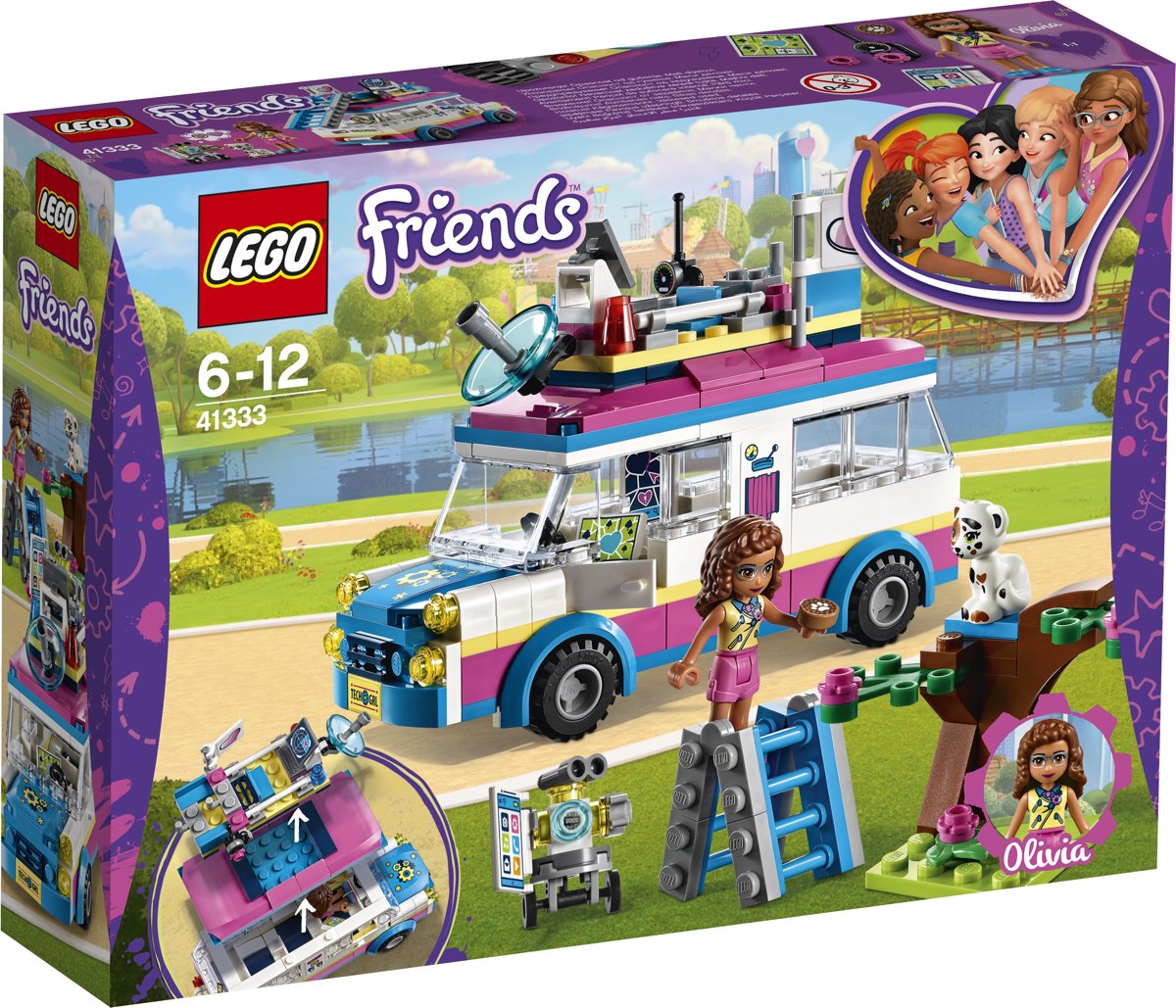 41333 LEGO Friends Olivias Missievoertuig