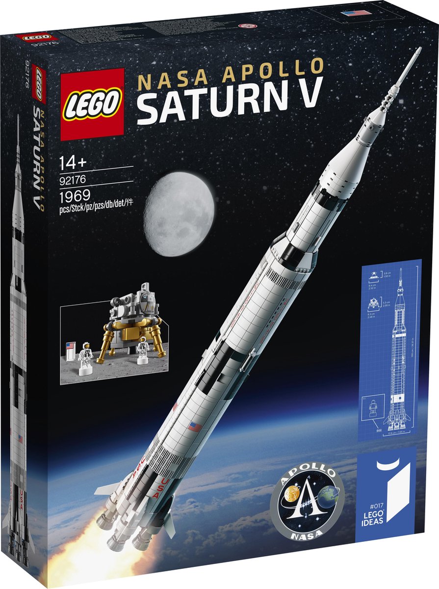 LEGO Ideas NASA Apollo Saturn V - 92176
