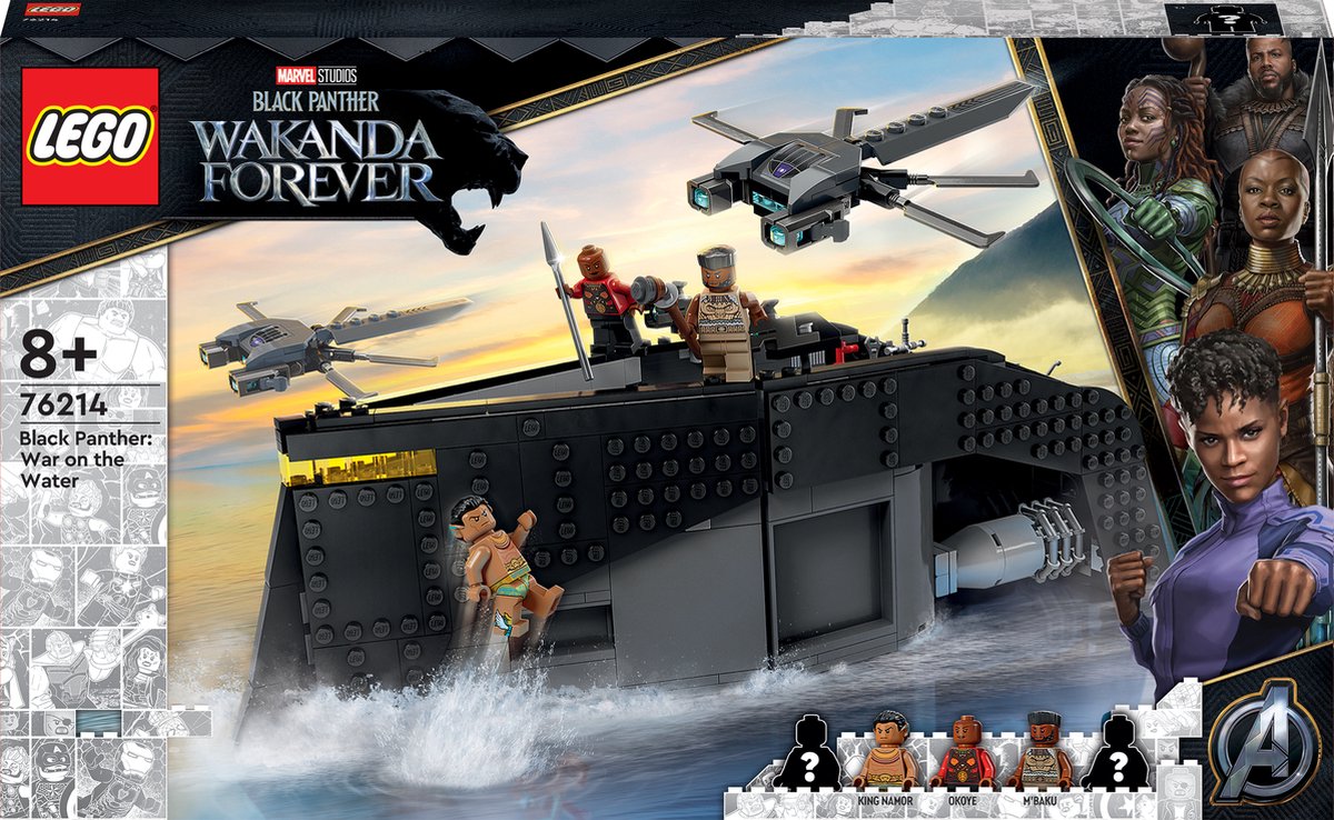 LEGO Marvel Avengers 76214 Marvel Black Panther: Oorlog op het water Set