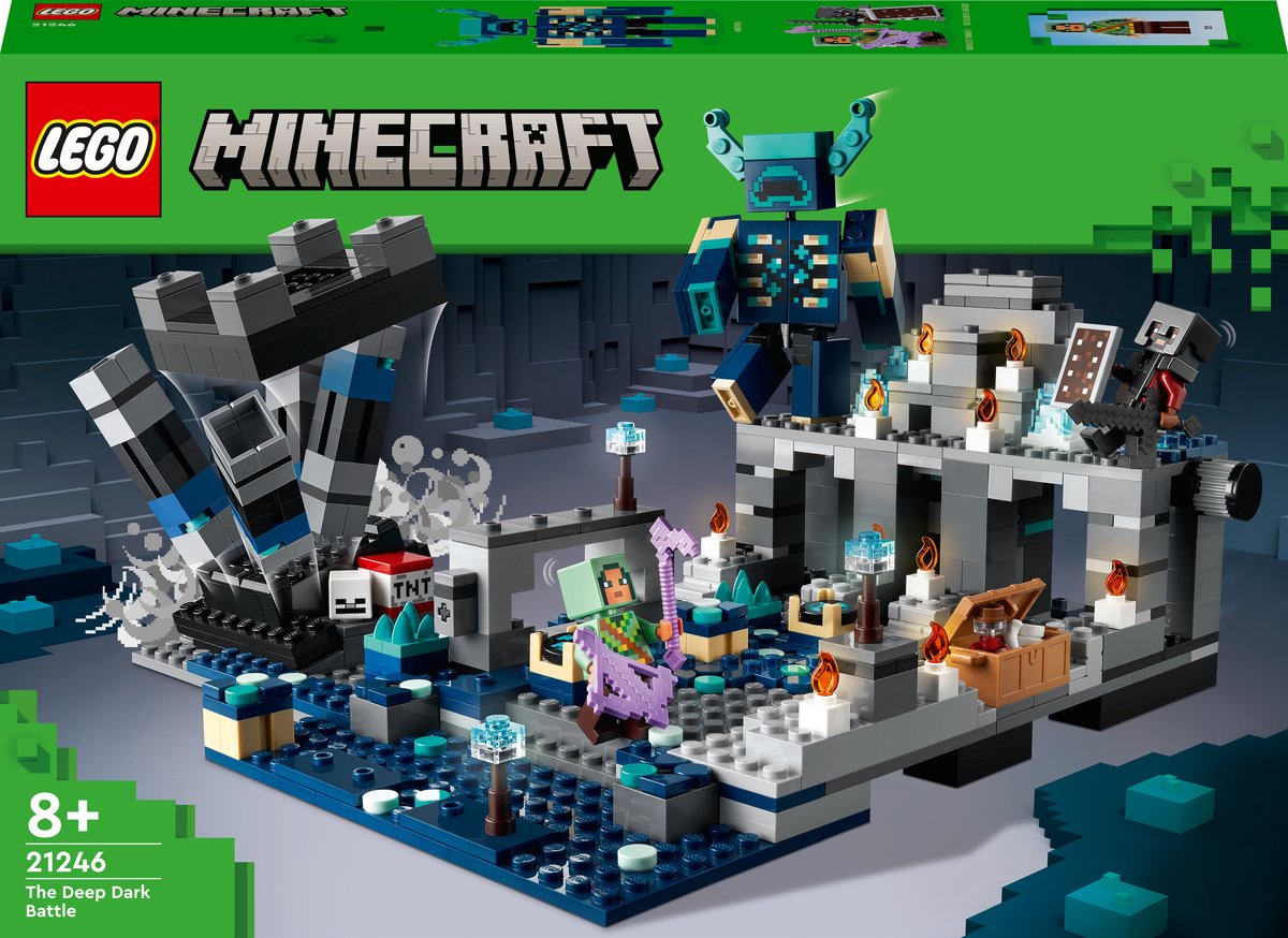 LEGO Minecraft 21246 Het Duistere Gevecht Bouwspeelgoed