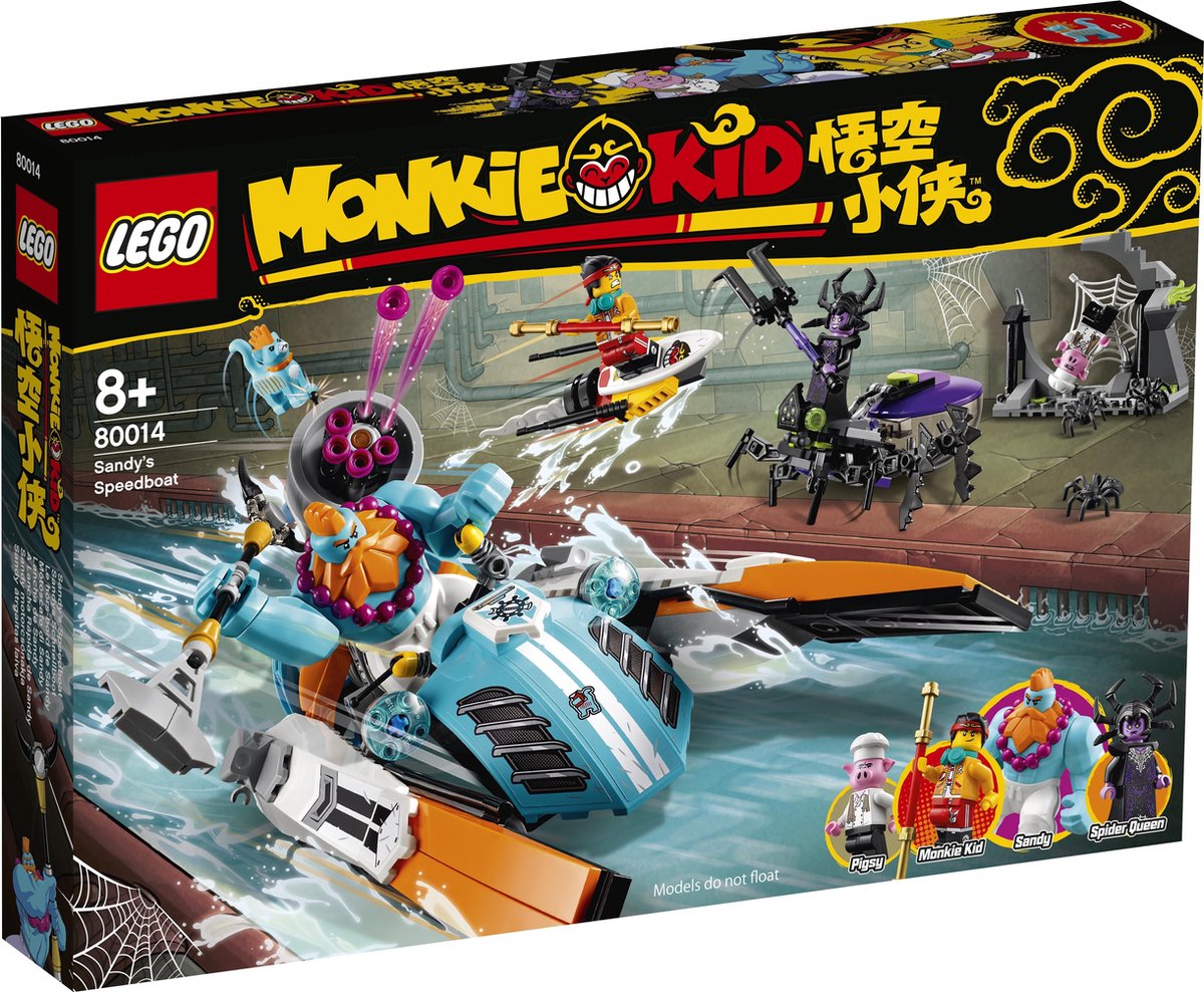 LEGO Monkie Kid Sandys speedboot - 80014