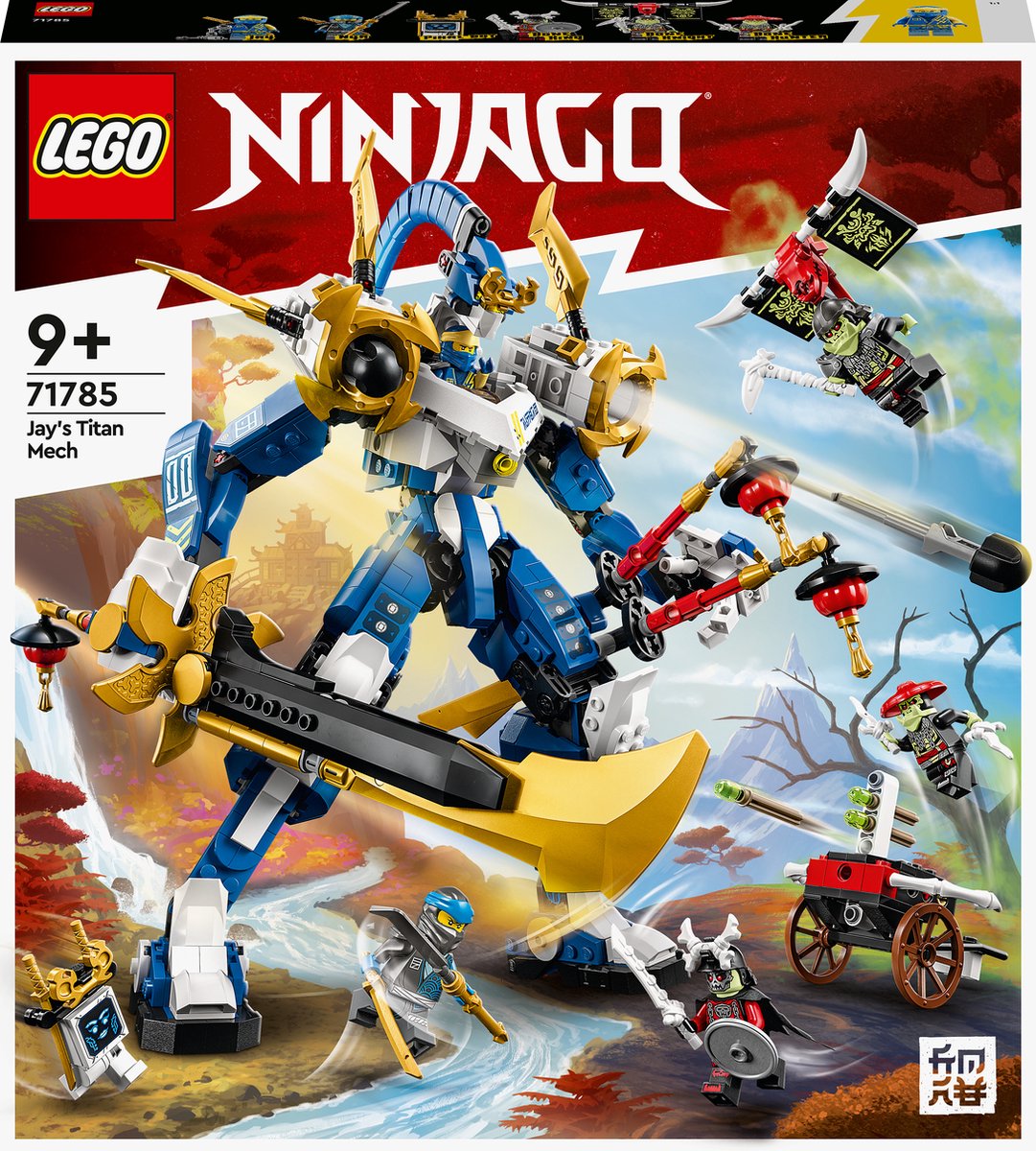 LEGO NINJAGO 71785 Jay’s Titan Mech Set - 71785