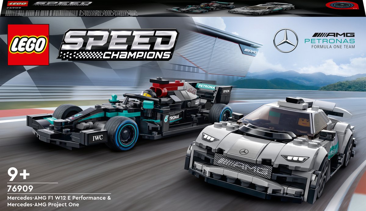 LEGO Speed Champions Mercedes-AMG 2 Autos set 76909
