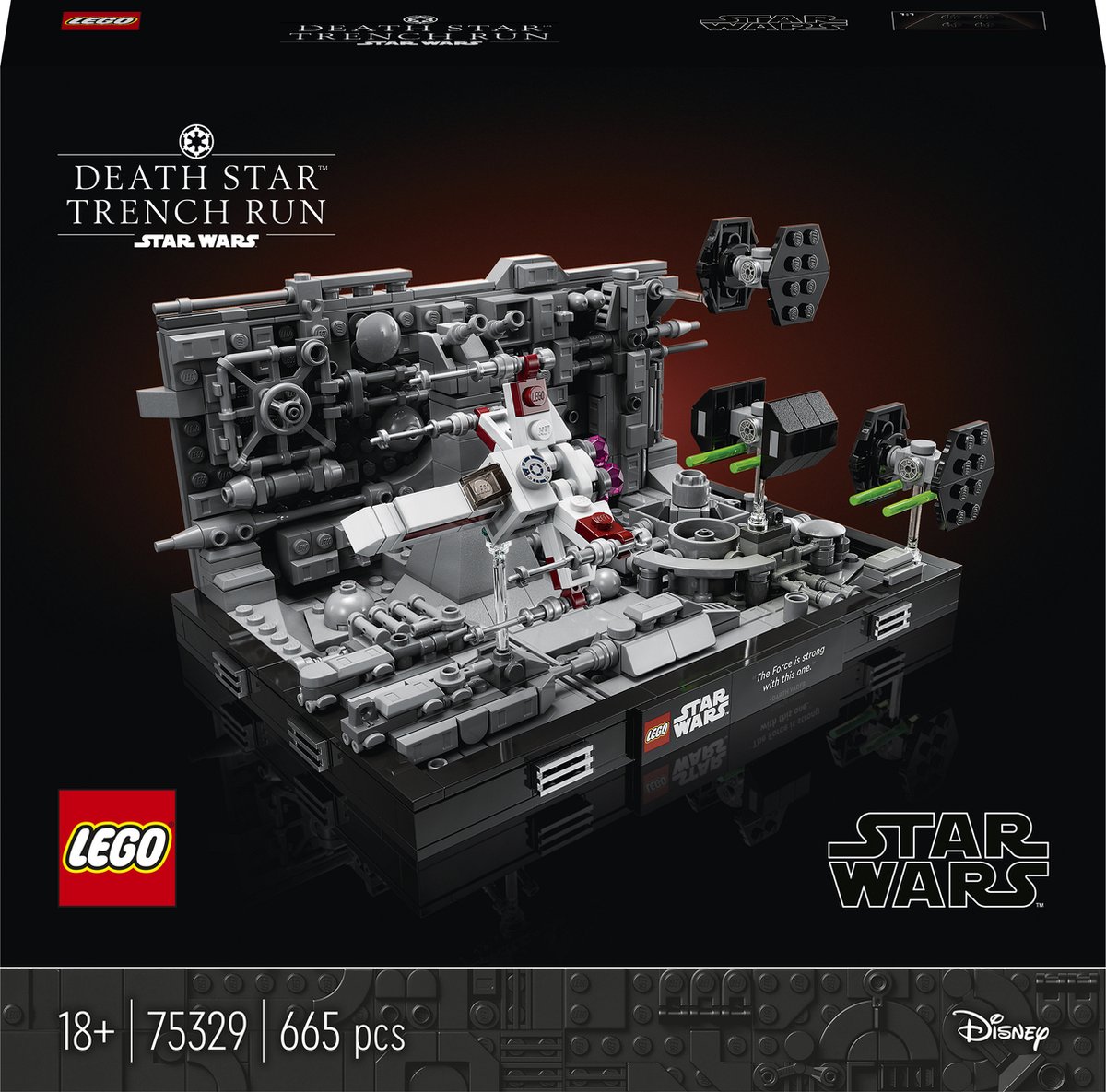 LEGO Star Wars Death Star Trench Run Diorama - 75329