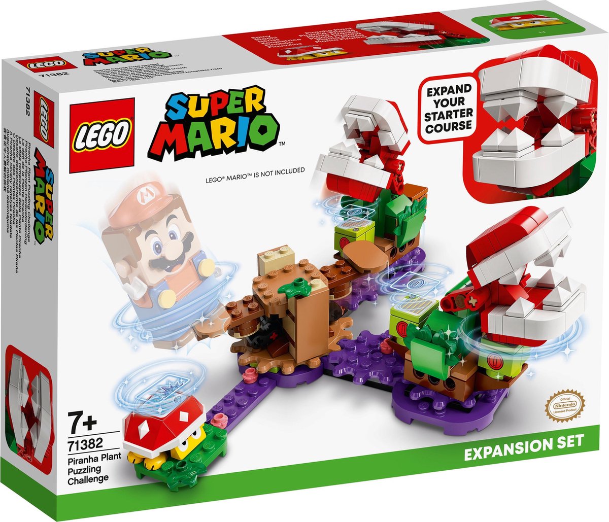 LEGO Super Mario Uitbreidingsset: Piranha Plant-puzzeluitdaging - 71382