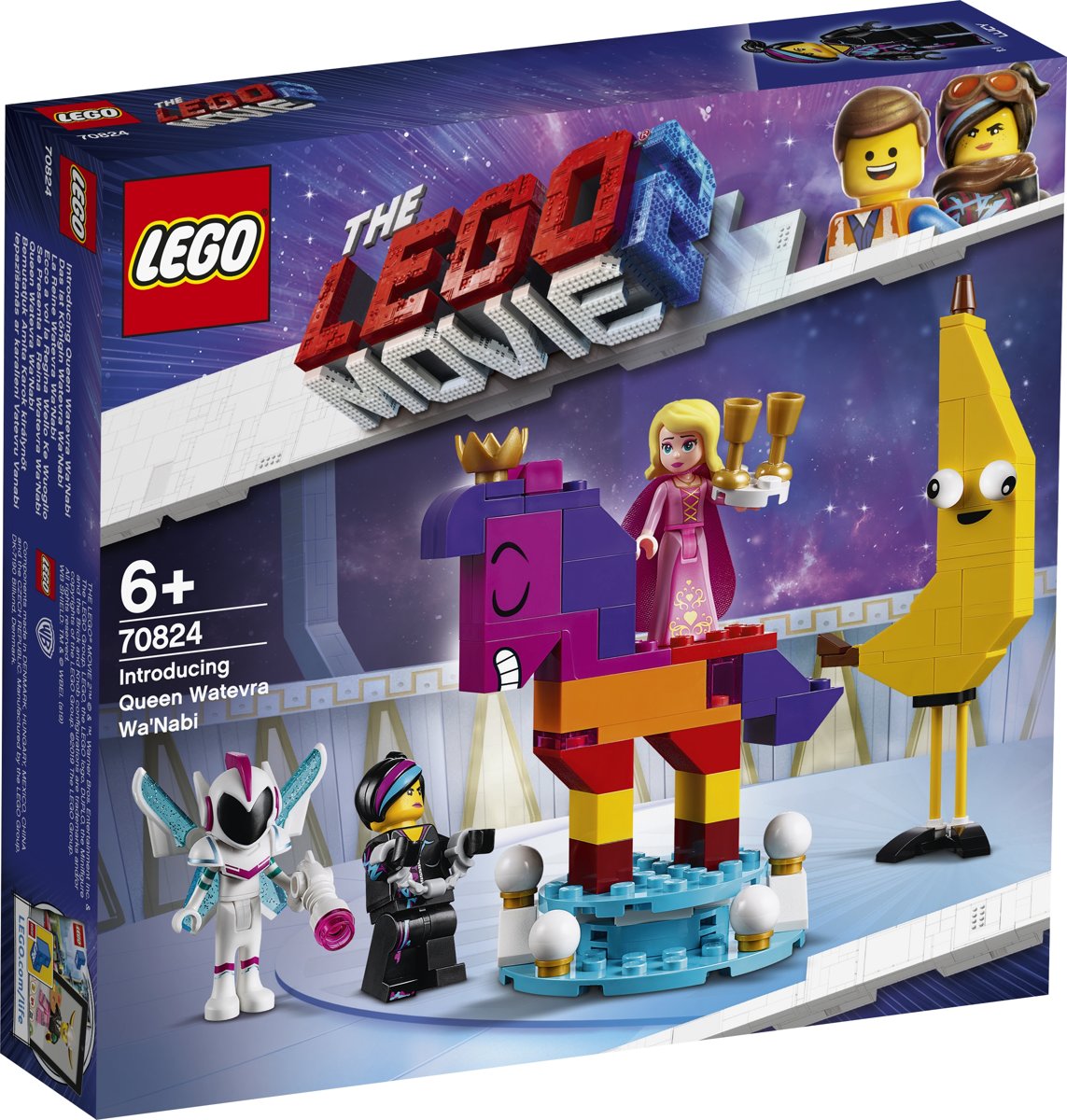 LEGO The Movie 2 Maak Kennis met Koningin Watevra WaNabi - 70824