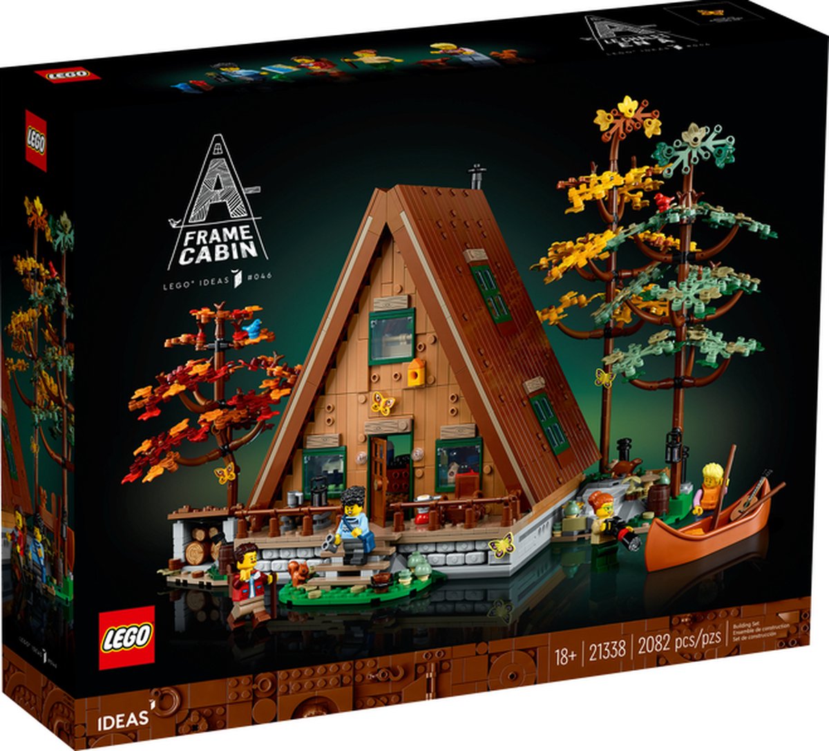   - A-frame boshut (21338) - LEGO 21338 A-Frame Cabin