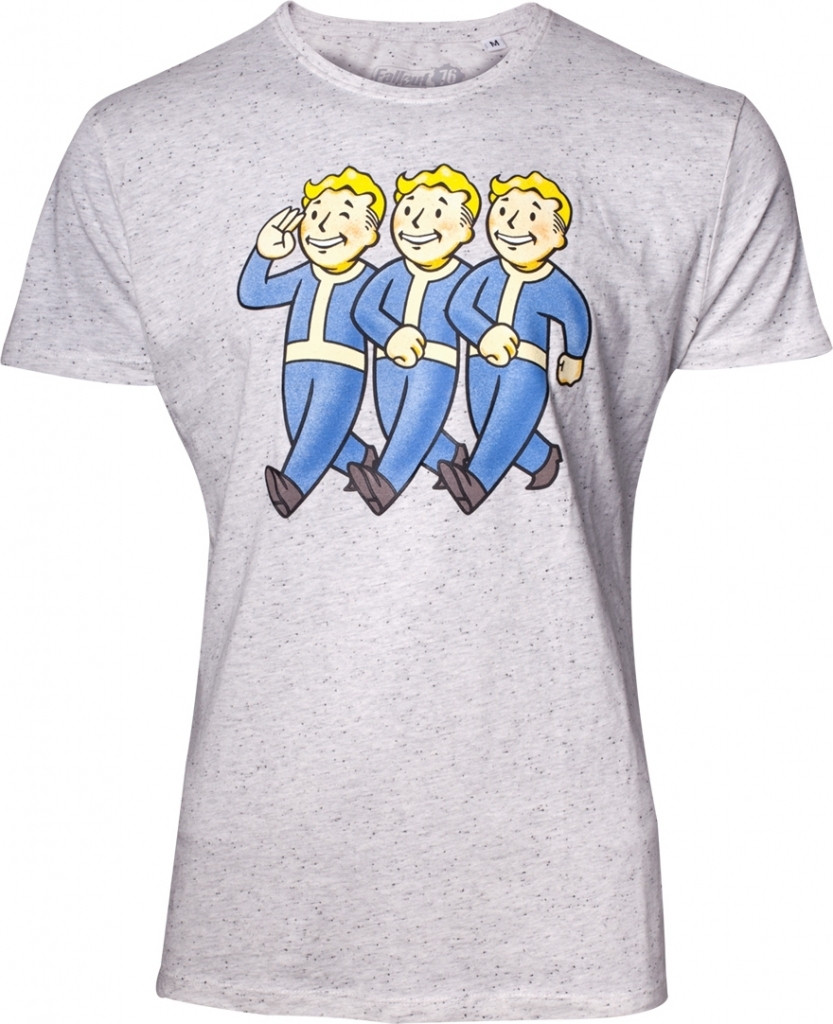 Fallout - Three Vault Boys Men\s T-shirt