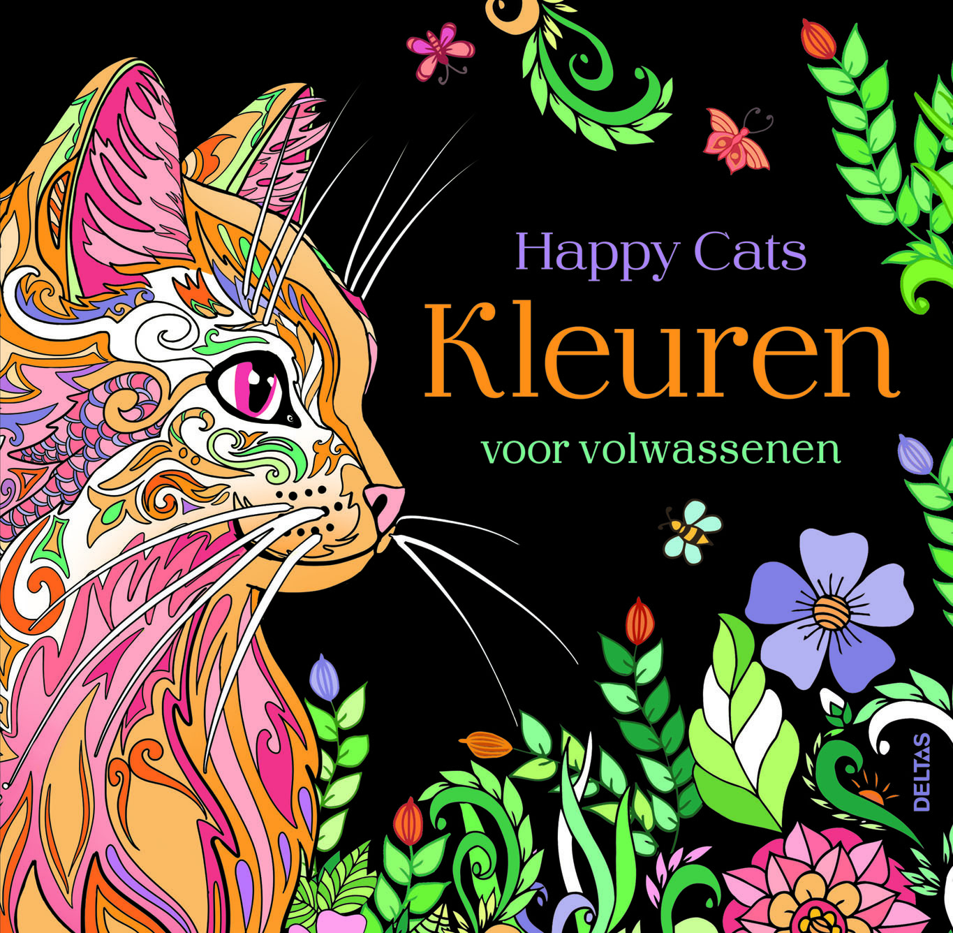 Happy cats - Kleuren voor volwassenen