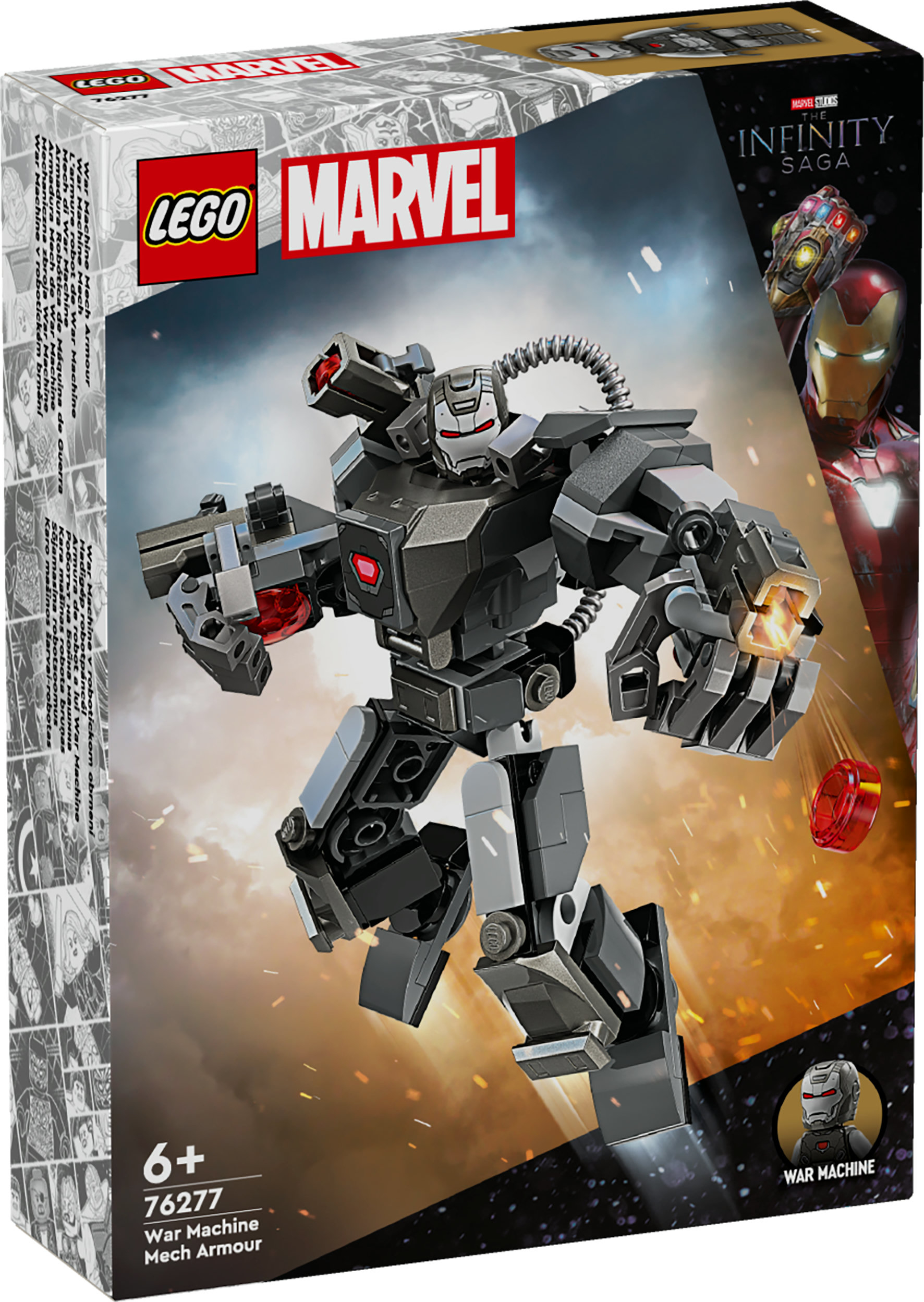 LEGOMarvel Super Heroes 76277 War Machine mechapantser Bouwbaar