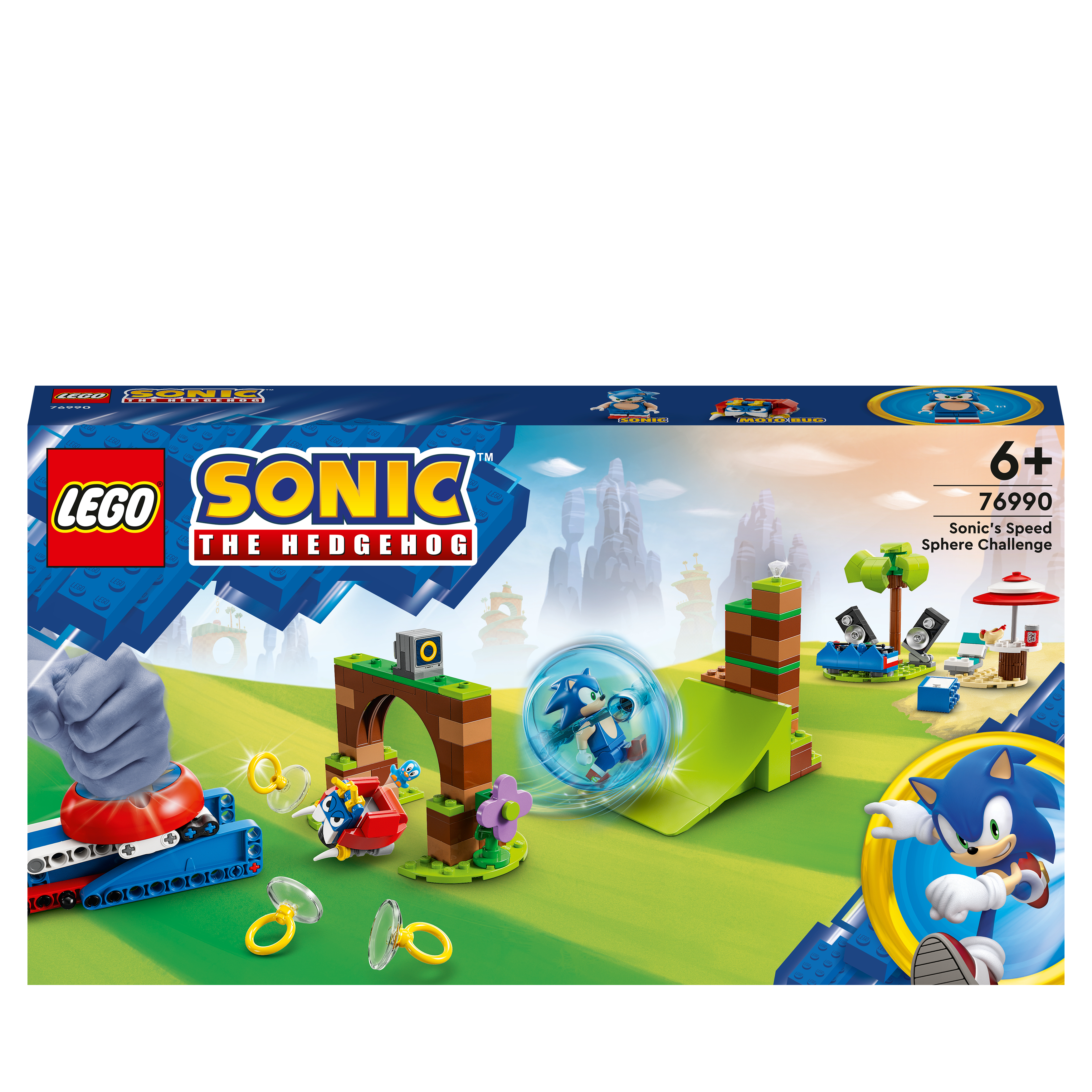LEGOÂ® Sonic the Hedgehog 76990 Sonics supersnelle uitdaging