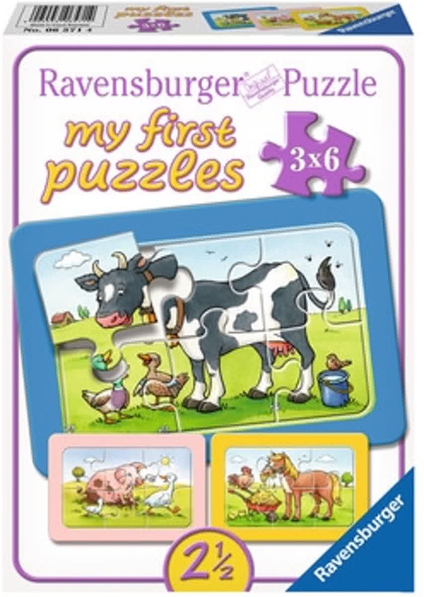   Goede vrienden- My First puzzels -3x6 stukjes - kinderpuzzel