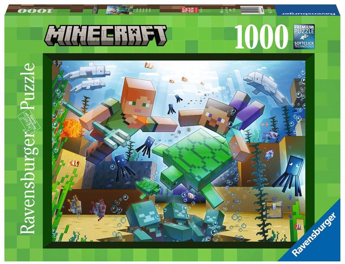  Minecraft Legpuzzel 1000 stuk(s) Videospel