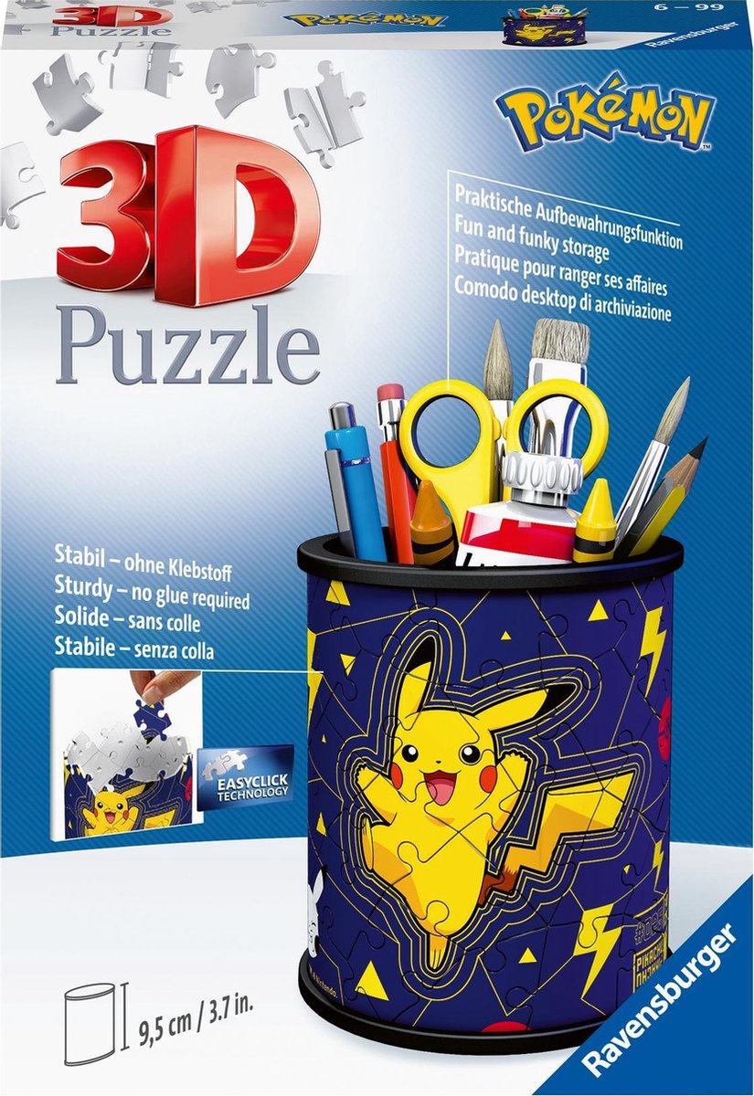   Pennenbak Pokémon - 3D puzzel - 54 stukjes