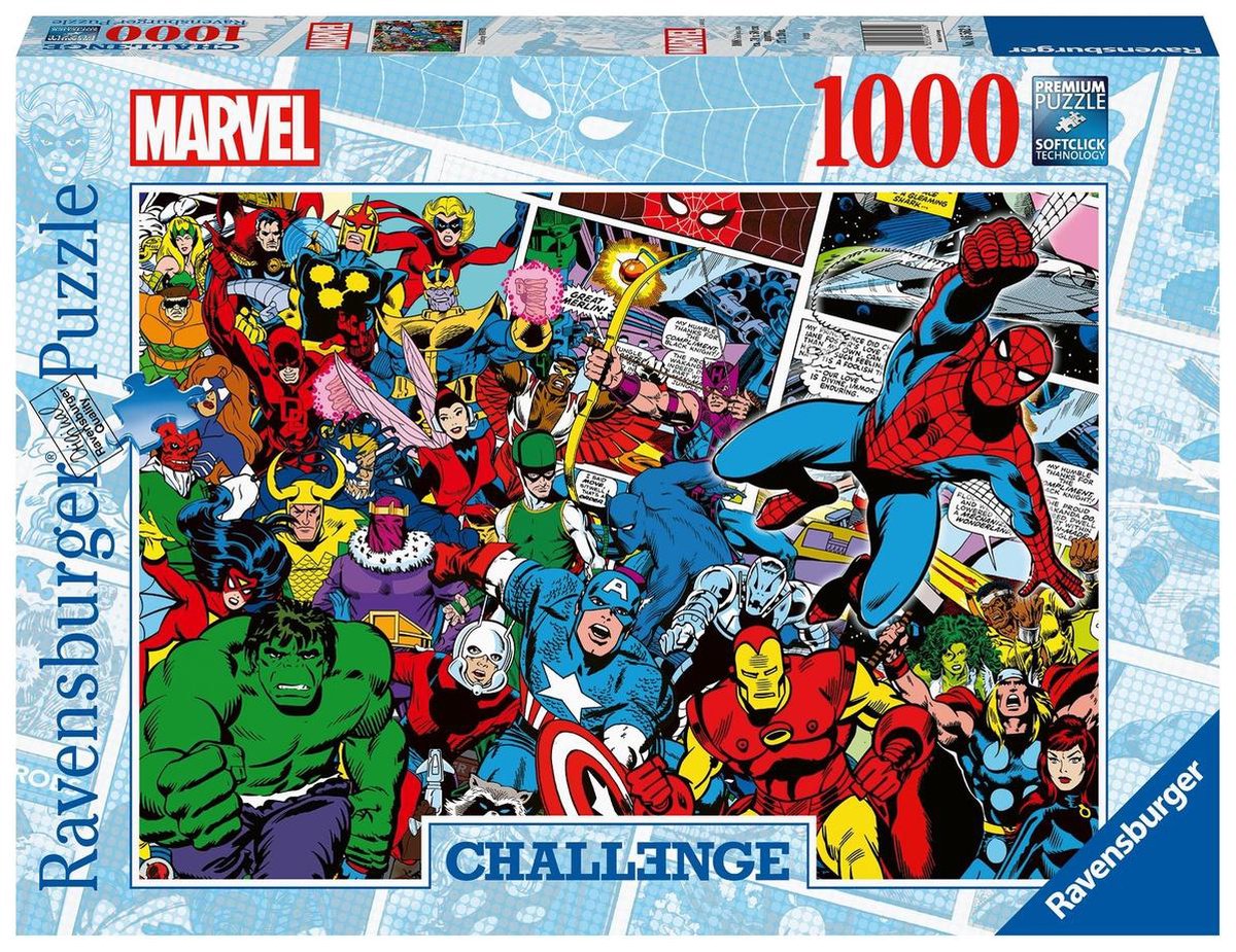   puzzel Challenge Marvel - legpuzzel - 1000 stukjes