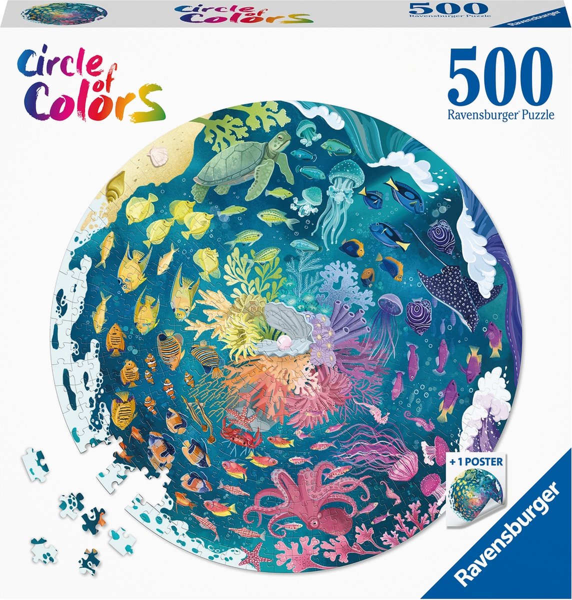   puzzel Circle of Colors Ocean and Submarine - Legpuzzel - 500 stukjes