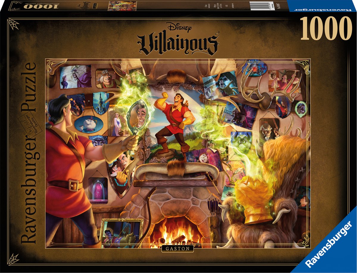   puzzel Disney Villainous Gaston - Legpuzzel - 1000 stukjes