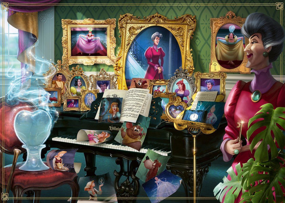   puzzel Disney Villainous Lady Tremaine - Legpuzzel - 1000 stukjes