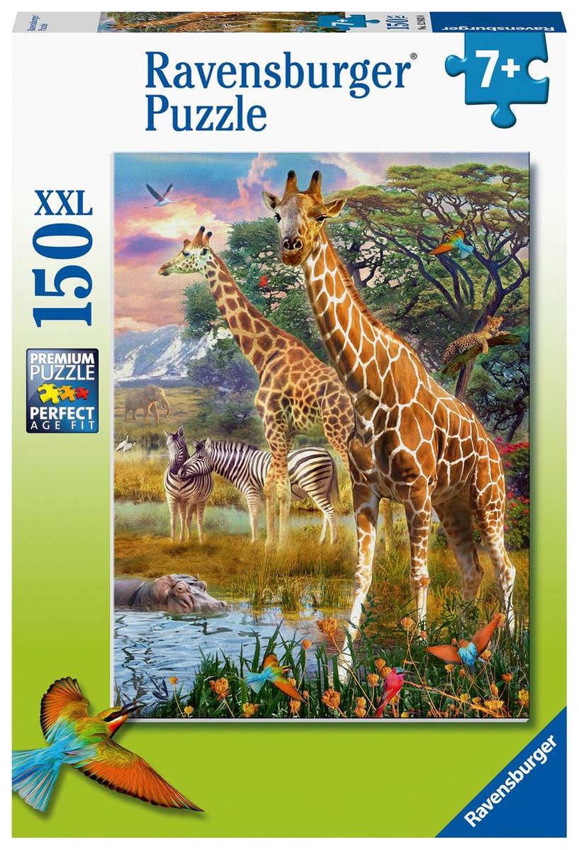   puzzel Kleurrijke savanne - Legpuzzel - 150 stukjes