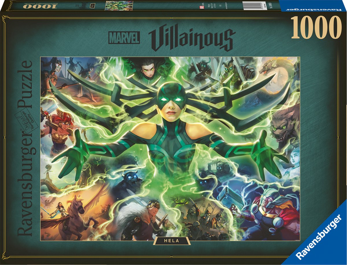   puzzel Marvel Villainous Hela - Legpuzzel - 1000 stukjes