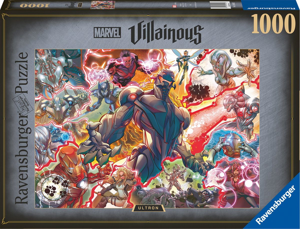   puzzel Marvel Villainous Ultron - Legpuzzel - 1000 stukjes