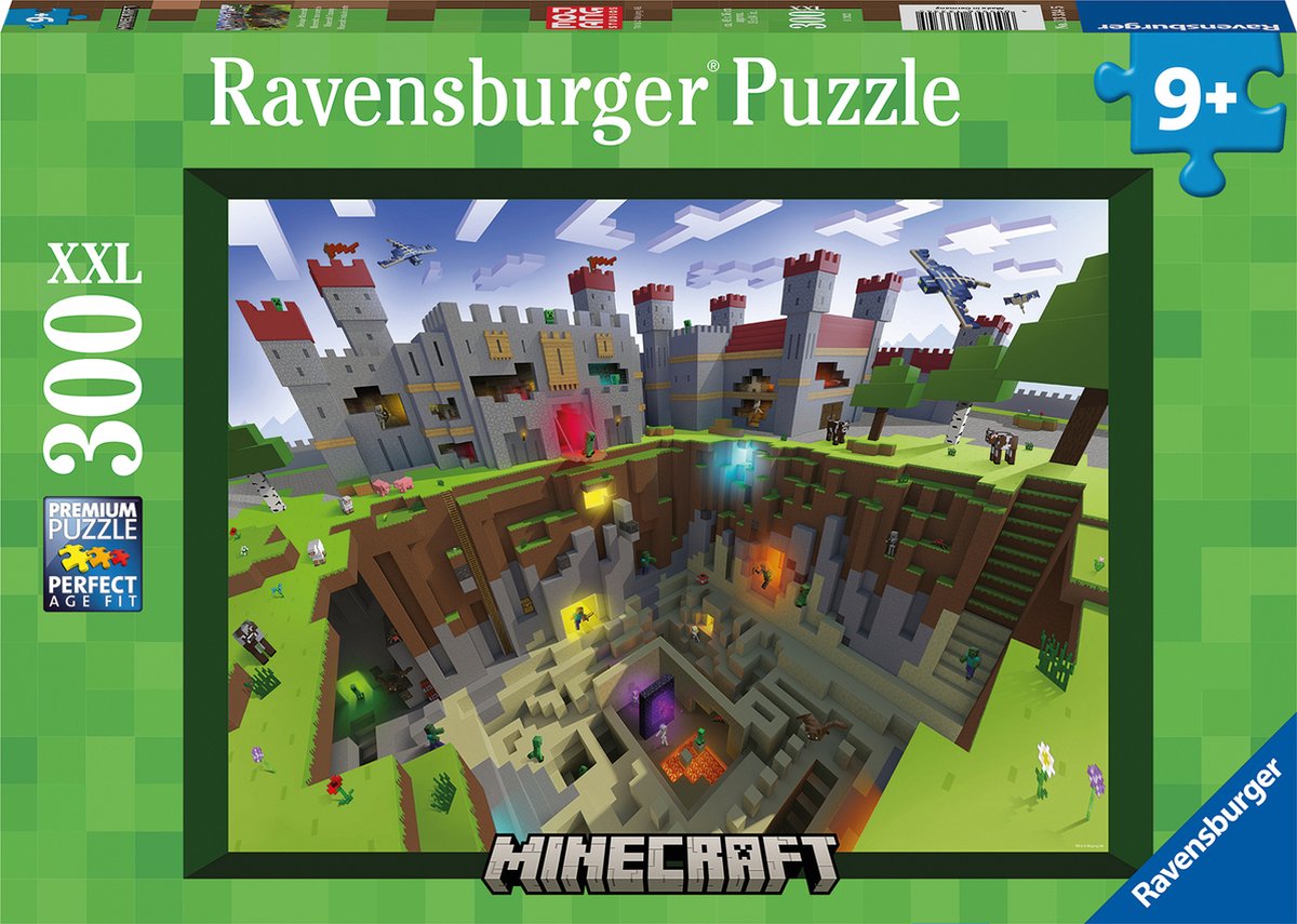   puzzel Minecraft Cutaway - Legpuzzel - 300XXL stukjes