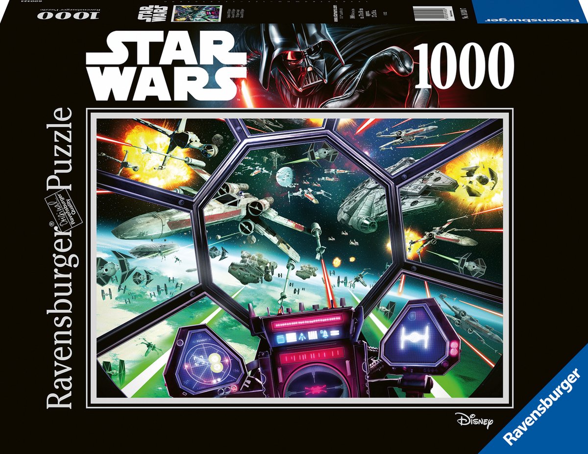   puzzel Star Wars TIE Fighter Cockpit - Legpuzzel - 1000 stukjes