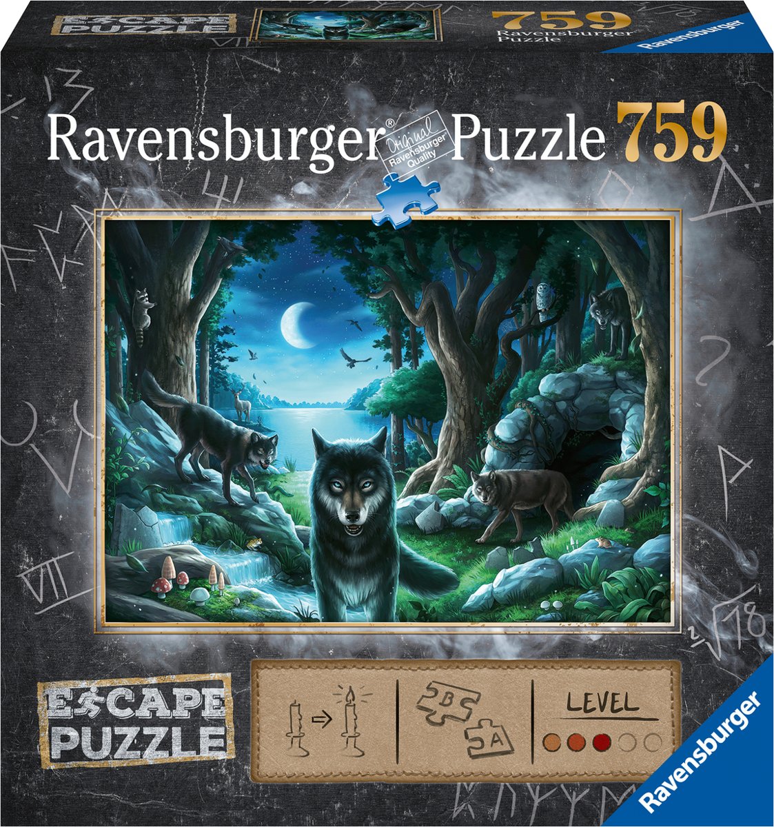   puzzel escape 7 Curse of the Wolves - 759 stukjes