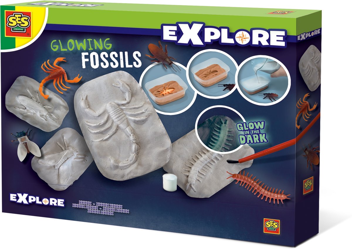 Glowing fossils