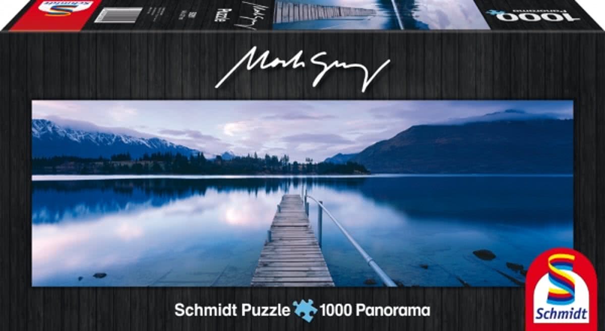  Puzzel Lake Wakatipu - Panorama - 1000 Stukjes