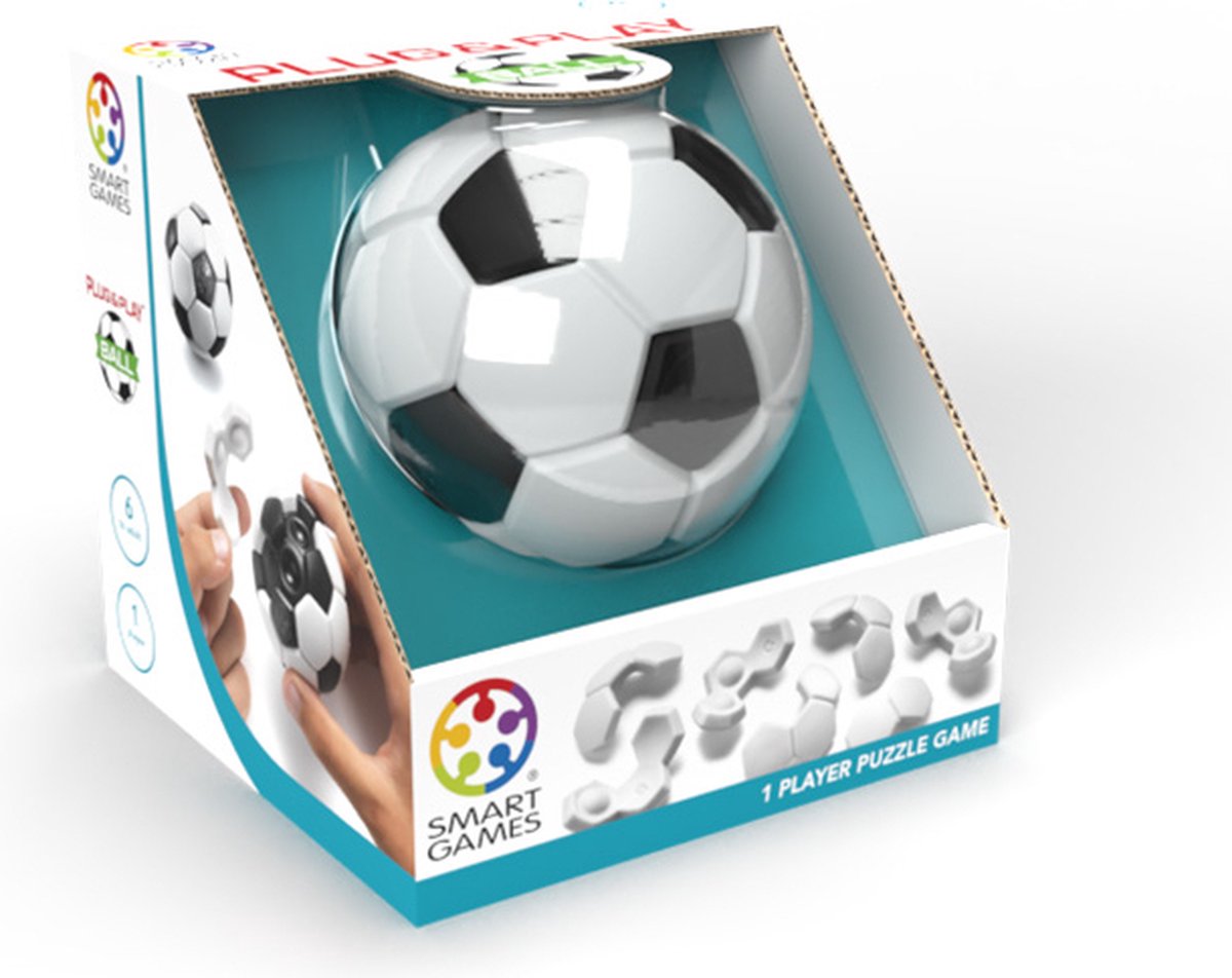   - Plug & Play Ball - voetbal puzzel - fidget toy