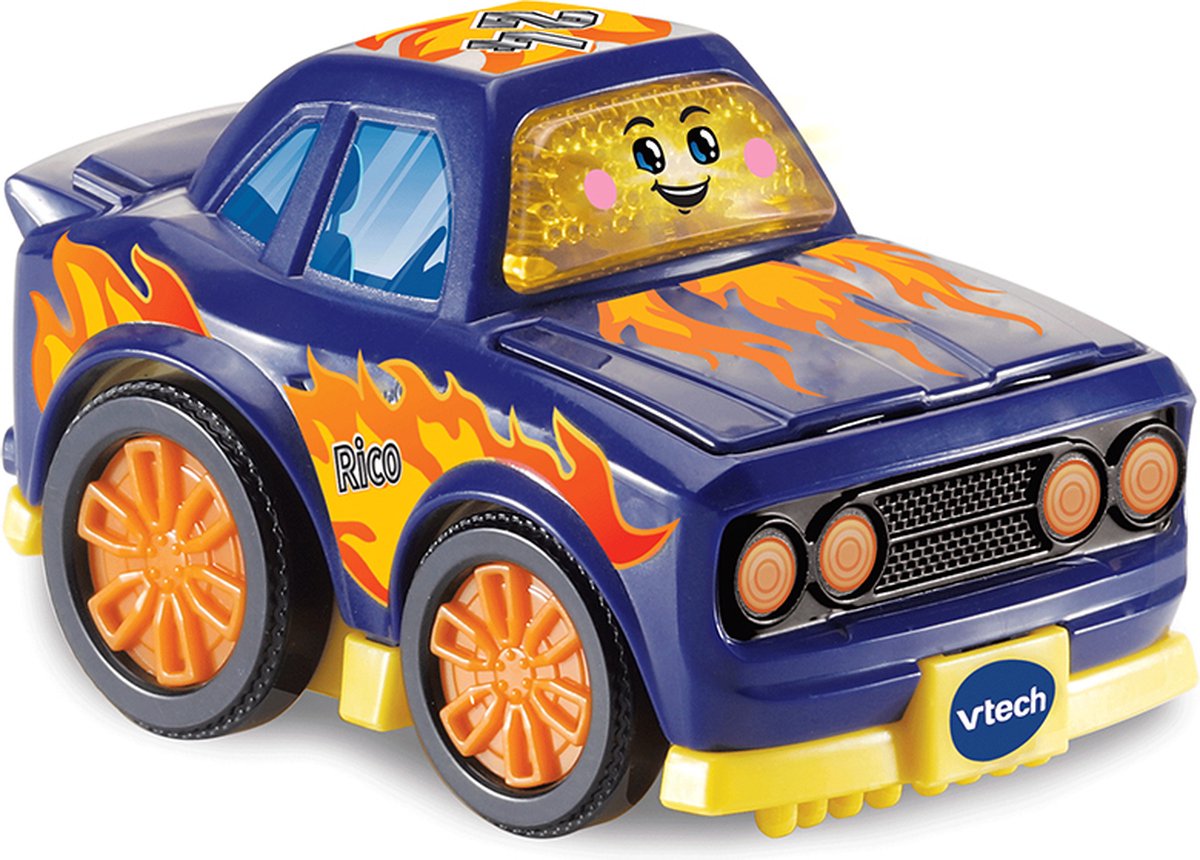   Toet Toet Auto’s Rico Raceauto – Speelgoed Auto – Met Licht- en Geluidseffecten – Blauw – 1 tot 5 jaar