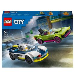 LEGO City 60415 politiewagen en snelle autoachtervolging