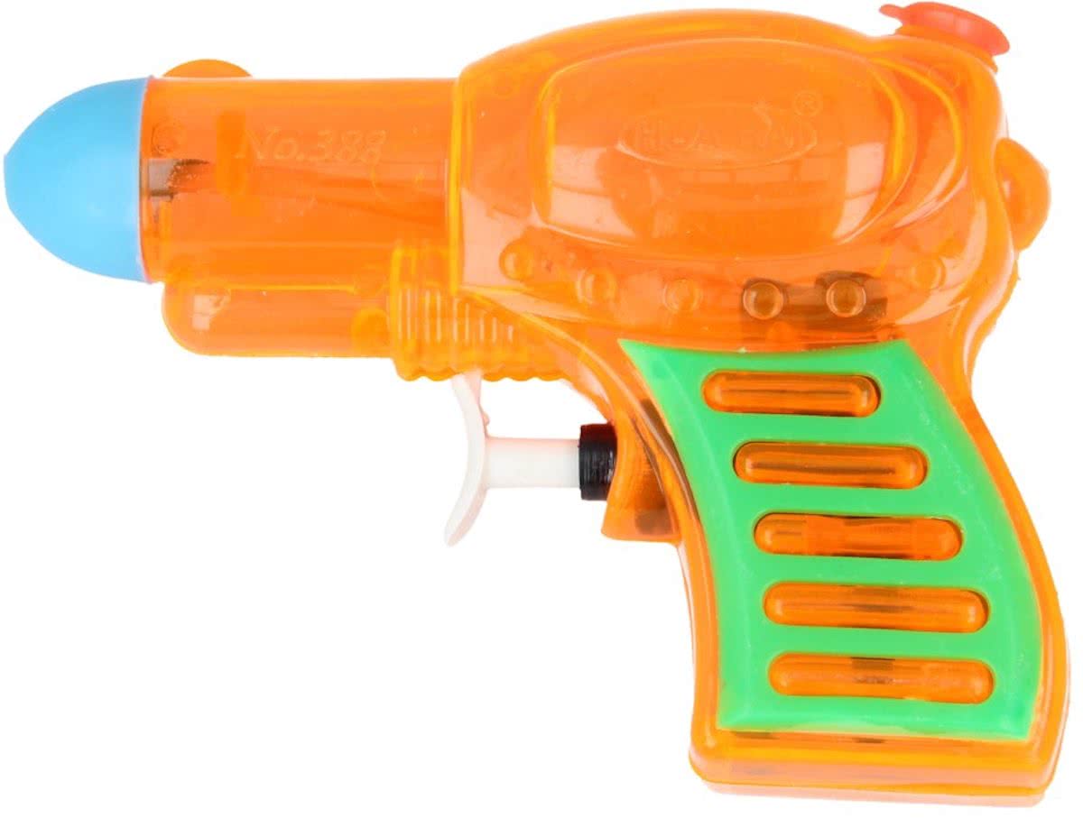 Waterpistool ca. 10cm oranje