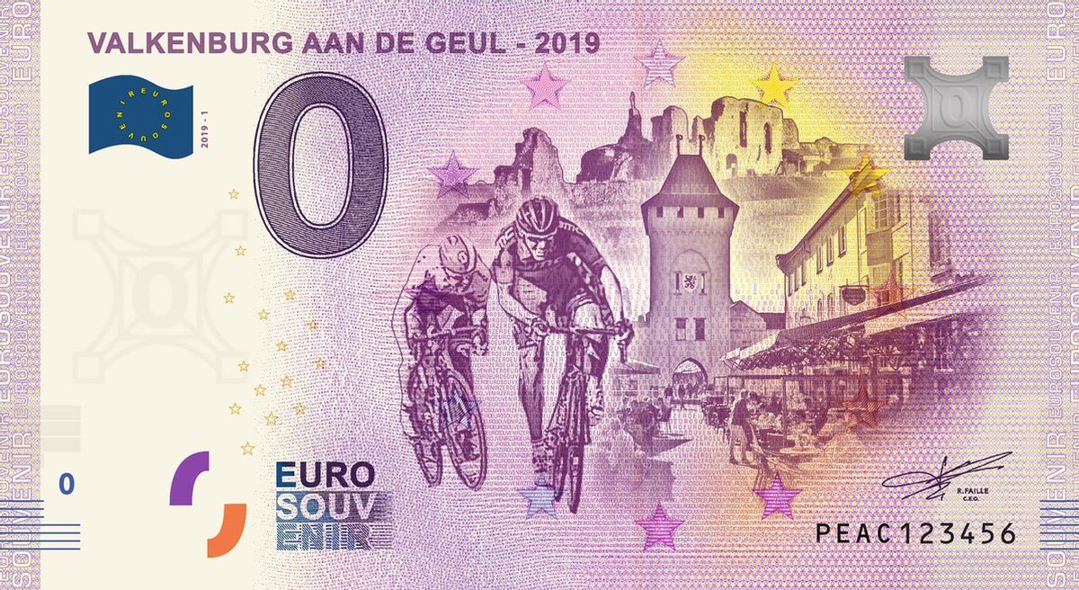 0 Euro Biljet 2019 - Valkenburg aan de Geul