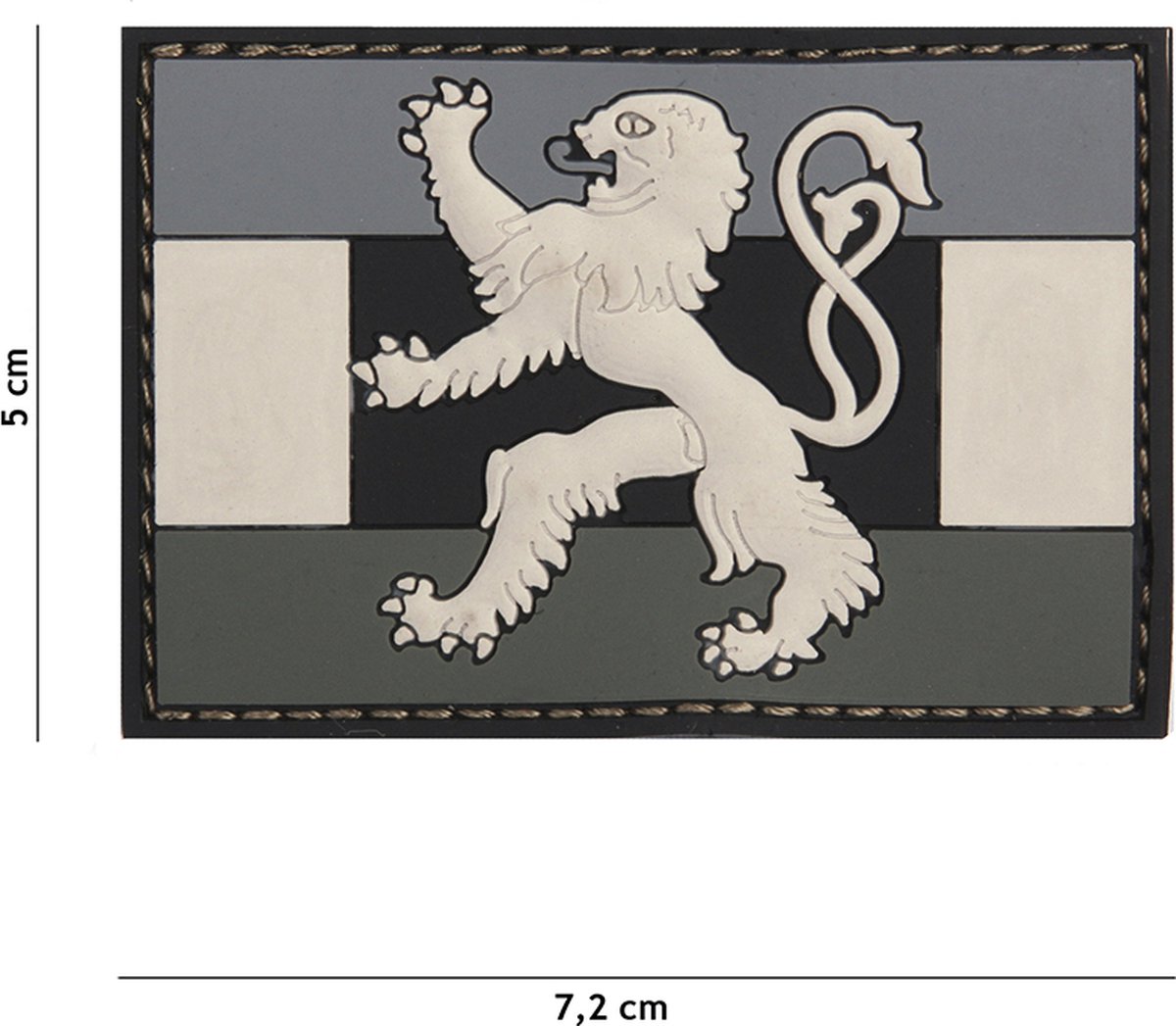 101 Inc Embleem 3D Pvc Benelux Vlag Grijs  20070