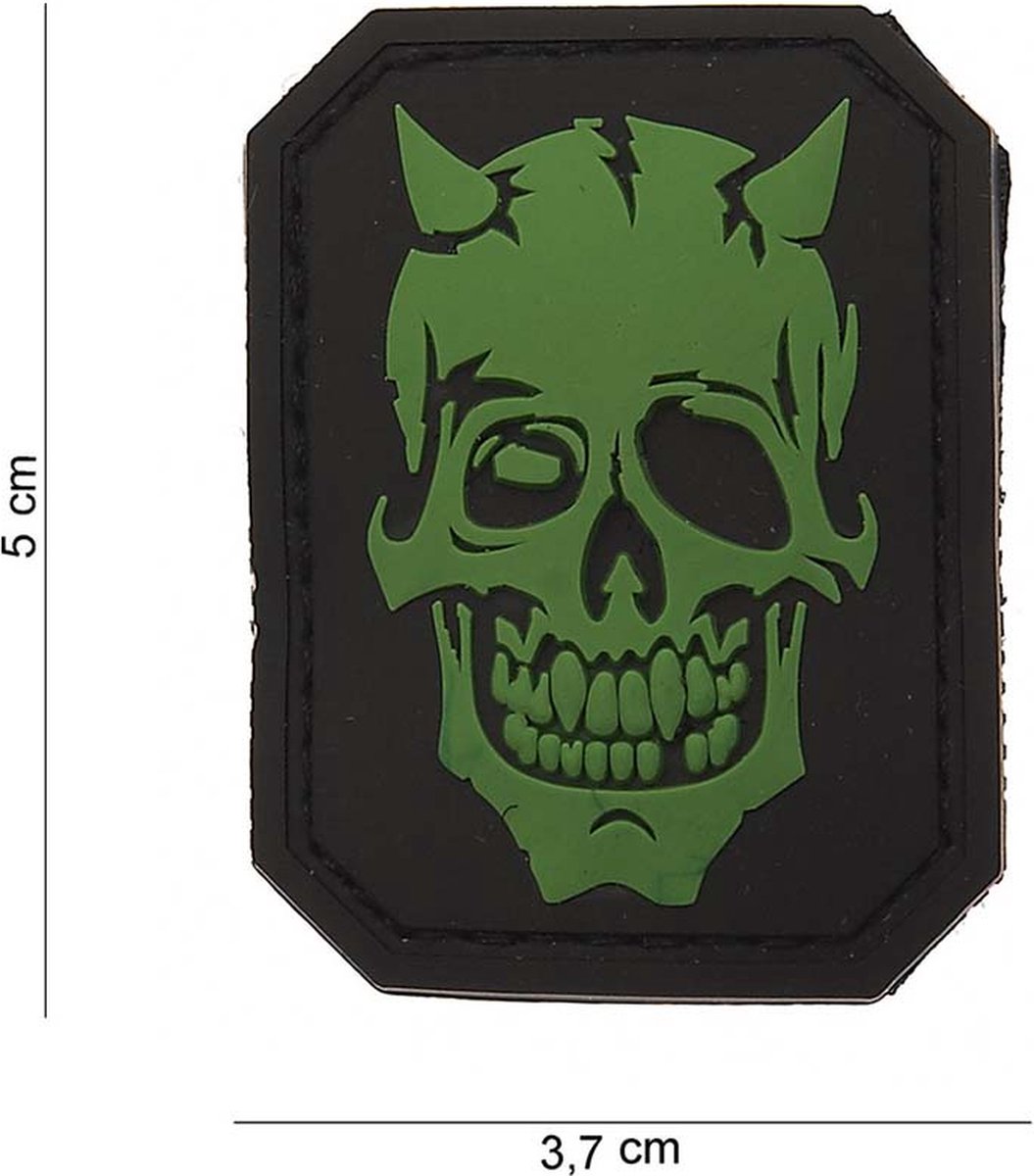 101 Inc Embleem 3D Pvc Devil Skull  12006
