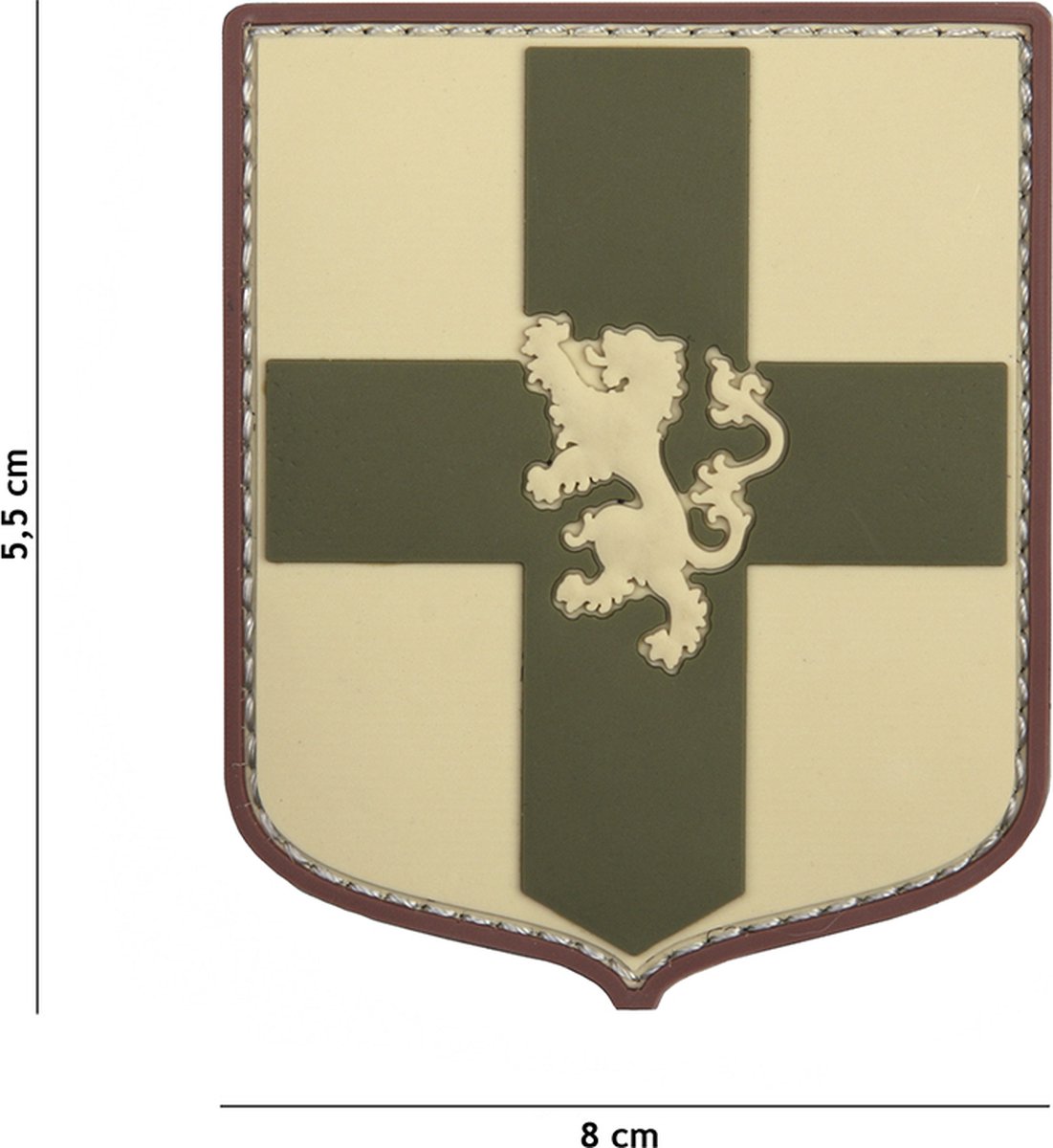 101 Inc Embleem 3D Pvc Duits Schild Coyote  20052