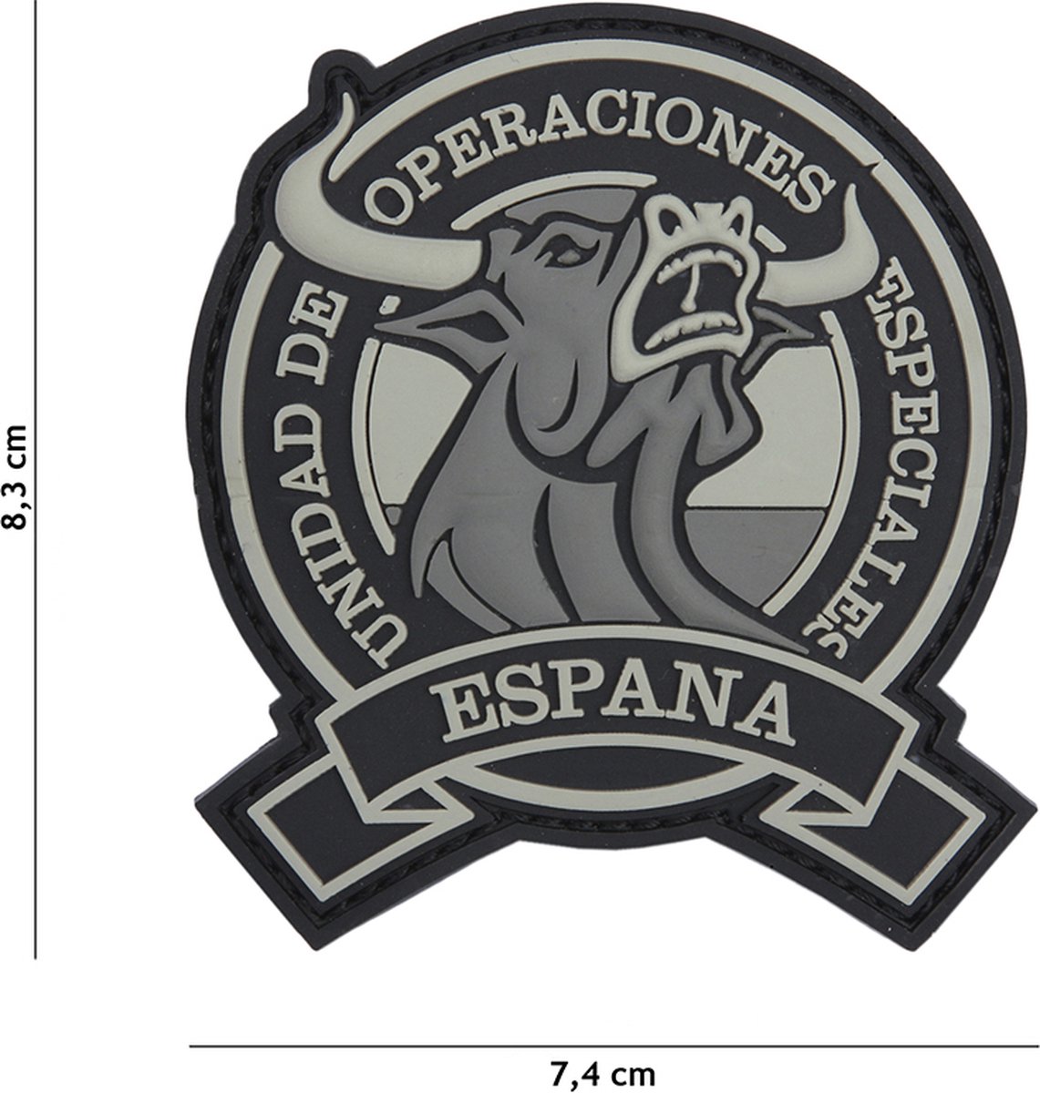 101 Inc Embleem 3D Pvc Espana Grijs  1108