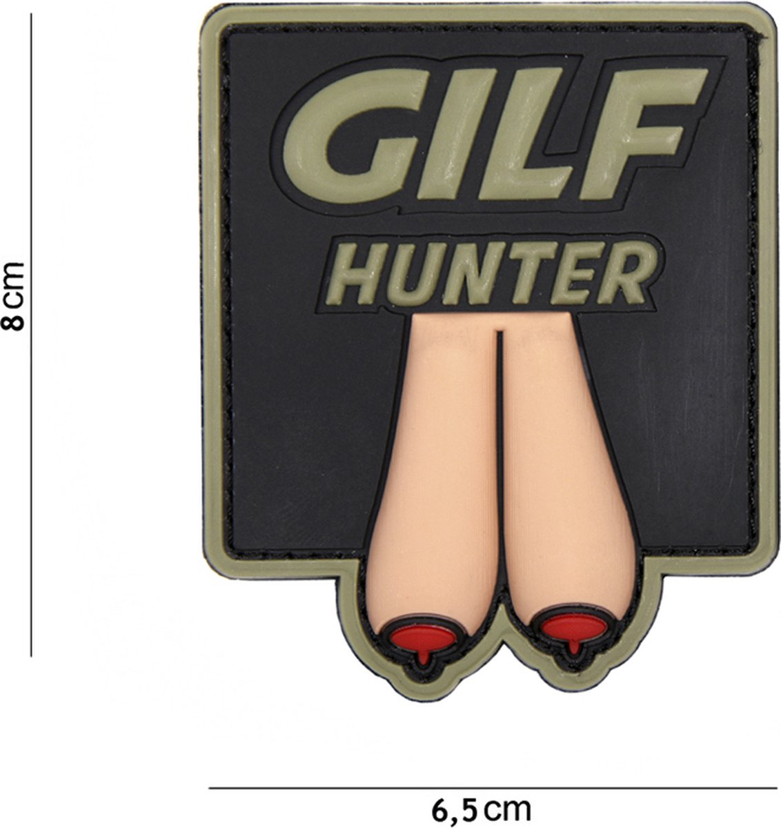 101 Inc Embleem 3D Pvc Gilf Hunter Coyote  16065